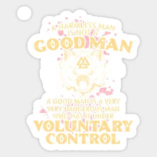 Viking Good Man Sticker